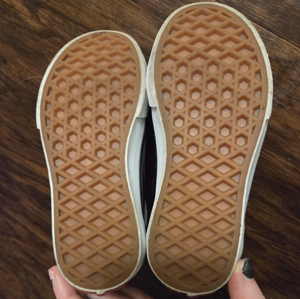 Vans Classic Velcro Skate Sneakers, Toddler Vans, Old School Vans, Kids Vans - Picture 6 of 8
